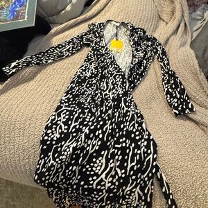 Stylish Black and White Women's Dress